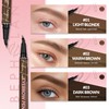 Liquid Eyebrow Pen,Waterproof Smudge Proof 4D Brow Pencil, Long-Lasting Natural
