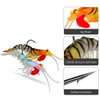 FOLANDO Glow Shrimp Lure 7.3cm 6g Head Jig with Segmented