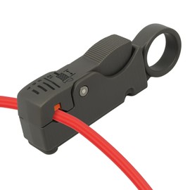 Multi Function F Type Connector,Coax Wire Strippers,Cable Stripper,Coaxial Strip Tool,Automatic Coax Connectors for RG6 58/59/62 WF100 CT100