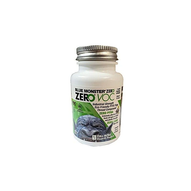 Blue Monster 76040 1/4 Pint (4 oz.) Zero VOC Eco-Friendly