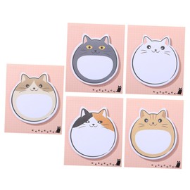 jojofuny Cute Cartoon Cat Memo Pads Portable Note Stickers for School Office Home Use Compact Reusable Notepads for Students Cat Lovers for Do Lists and Reminders