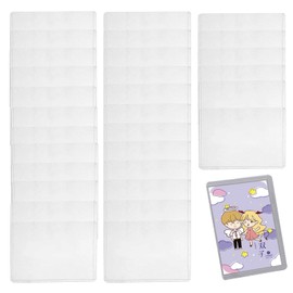 Liroyal Horizontal Card Loader Top Loader Side Loader Hard Case Transparent Game Card Sleeve Guard Anti-Scratch Storage PVC Material Carrier Sleeve Perfect Fit Sleeve