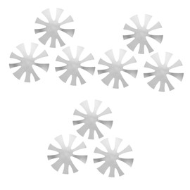 FOMIYES 3sets Nail Stencil Set Nails Art Tool Metal Manicure Mold Tool Easy to Use Manicure Model Steel Plate 3pcs*3