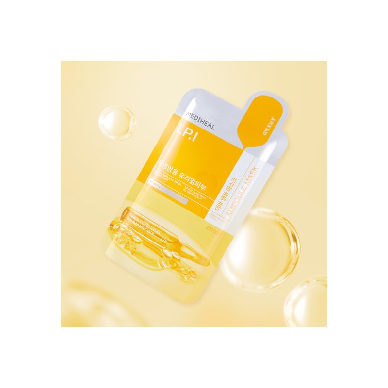 Mediheal Derma Radiance Brightening IPI Ampoule Mask 20 Sheets /