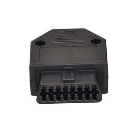 E-Car Connection OBD2 16 Pin Female Connector With Tail Box
