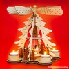 Sikora P27 Tea Light Wooden Christmas Pyramid with Angels Height