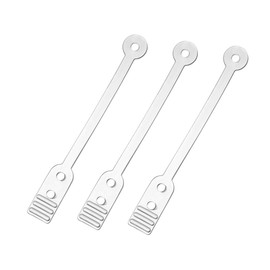 Perm Rods, Transparent Rubber 50 Perm Rod Bands Perm Kit Hair Rods With About 3.28 in Length for Delivering Beautiful Curls, Home Use or Salon Professional Color