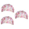 Gatuida 3pcs Printed Adjustable Cotton Nurse Hat Fashionable Operating Room Cap for Nurses Doctors Versatile Use for Sanitary Beauty Spa Chemo Care
