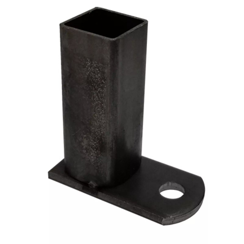 Hardware Store 1" Fence Mounting Bracket Decorative Square Steel Tube