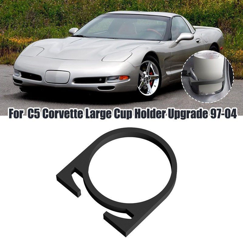 URLWALL Large Cup Holder for Chevy Corvette C5 1997-2004, Upgraded