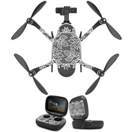 MightySkins Skin Compatible With GoPro Karma Drone headphones wrap cover sticker skins Floral Lace