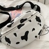 AIBEARTY Women Girls Fashion Cow Print Waist Bag Fanny Pack