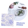 CHILDWEET Leaf Printed Napkins Soft Household Napkins for Parties Weddings