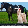Ribbon Bow Clip for Horse Tail Pony Decoration Holiday Real