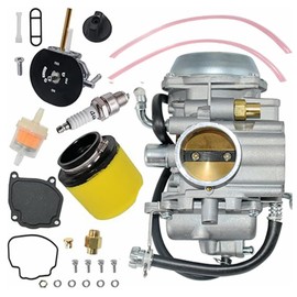 XINGLI 0470-352 0470-348 Carburetor for Arctic Cat 300 400 2x4 4x4 1998 1999 2000 ATV Carb with Air Filter and Fuel Petcock