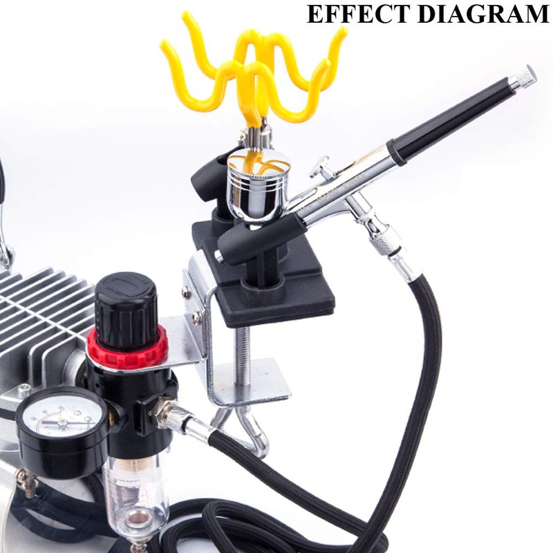 Fengda Airbrush Stand Airbrush Holder BD-15 Pistol Holder Table Edge