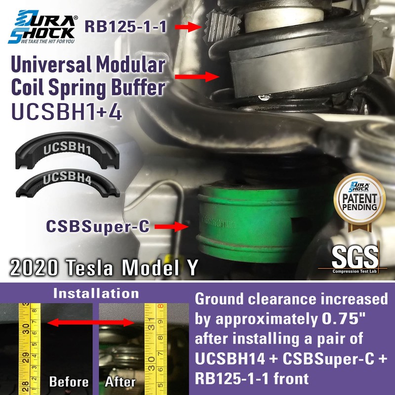 DuraSHOCK Coil Spring Spacer for Vehicle, Comes with Different Series