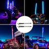 DREAMIZER 2pcs 1FT Whip Lights LED Whip Lights for UTV