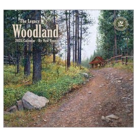 Legacy Woodland 13 x 12 Paper 2025 Hanging Wall Calendar