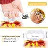 IONPSHG 4Pcs Cheerleader Pompoms Metallic Foil Cheer Poms Hand Flower