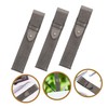 SAFIGLE 3Pcs Eyelash Extension Tweezers Pouch Makeup Tool Container for