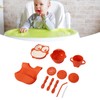 Baby Led Weaning Supplies Owl Shape Teether Safety Strong Suction