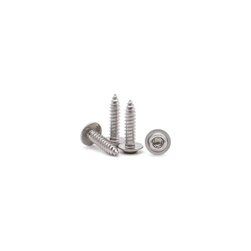 Glvaner (30 pcs) M5 x 30mm Flanged Button Head Socket
