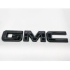 Auto Front & Rear GMC Black Matte Black OVERLAY Emblem
