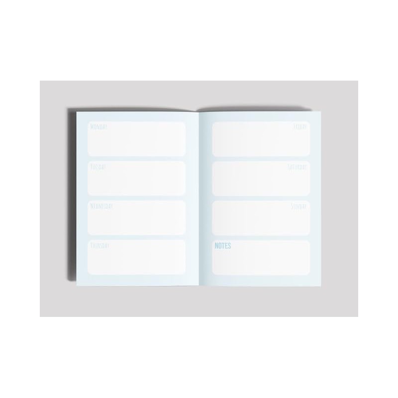 Sixstore A6 Undated Boys Top Secret Diary with Ribbon Divider,