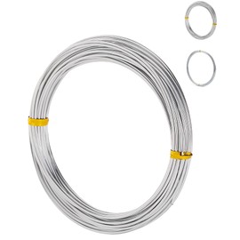 Mr. Pen- Aluminum Wire, 1.5 mm, 32.5 Feet, 1 Roll, Craft Wire, Metal Wire, Armature Wire, Crafting Wire, Bendable Wire, Wire for Crafts, Sculpting Wire, Doll Armature, Flexible Wire, Modeling Wire