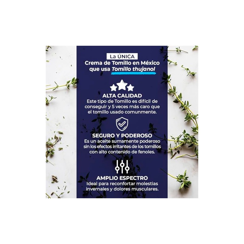 Árbora Crema de Tomillo Thujanol molestias invernales aromaterapia 2 pack