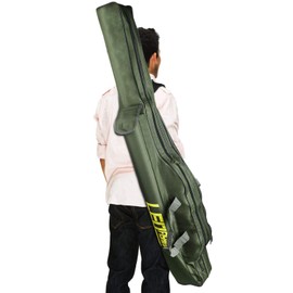 xuanchen Fishing Rod Case, Foldable, Portable, Portable, Fishing Rod, Fishing Bag, Tackle Bag, Shoulder Bag, Large Capacity, Rod Bag, Storage (4.9 ft (1.5 m)