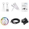 MEEDEN Airbrush Kit with Air Compressor, 12 Colors Acrylic Paint,