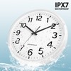 Caysie 16 Inch Sealed Large Outdoor Clock Waterproof, Silent Battery