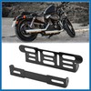 A ABSOPRO Black Universal Motorcycle Adjustable License Number Plate Frame