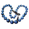 Aloha Passion Hawaiian Style Necklace Hawaii Black Kukui Nut Lei