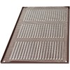 Repa Market 12x8 Inch Air Vent Cover/Brown Galvanized Steel Louvered