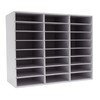 MhdunueSK Literature Organizer,Desktop File Sorter Mail Center,Paper Storage Cabinet with
