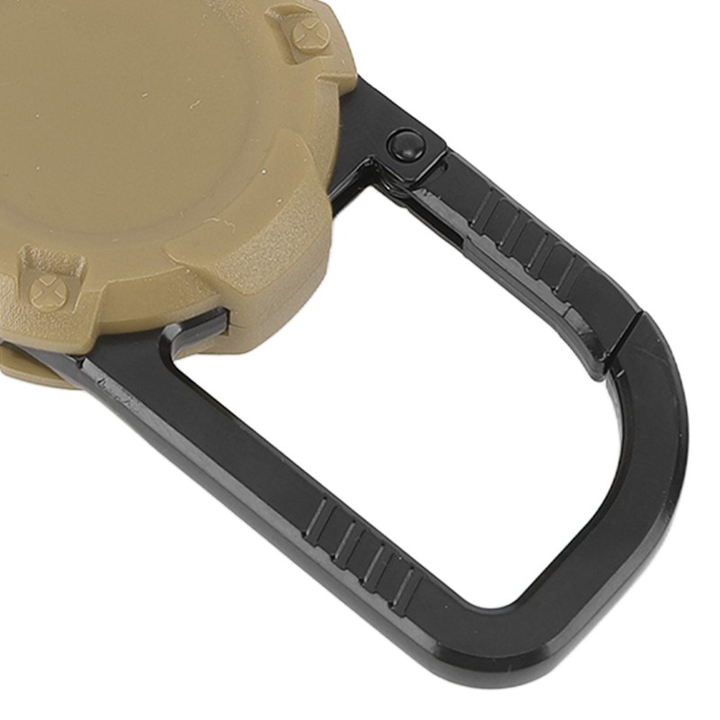 Magnetic Retractable Keychain Stainless Steel Wire Easy Pull Buckle Carabiner