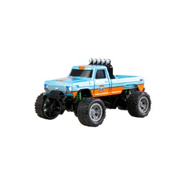 Amewi RC-Monstertruck Die Cast 1:64 RTR blau/orange, mit Pistolenfernsteuerung