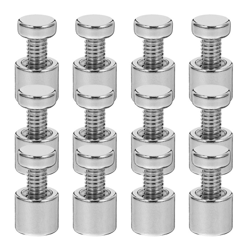 HOLIDYOYO 36pcs Standoff Screws Acrylic Glass Sign Wall Fixture Photo