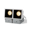 Opulux 3" Square 24W LED Dimmable Recessed Lighting Downlight, Home
