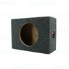 2X Audiotek CA-65CB 6.5- Inch Vented Speaker Box Enclosure Carpet