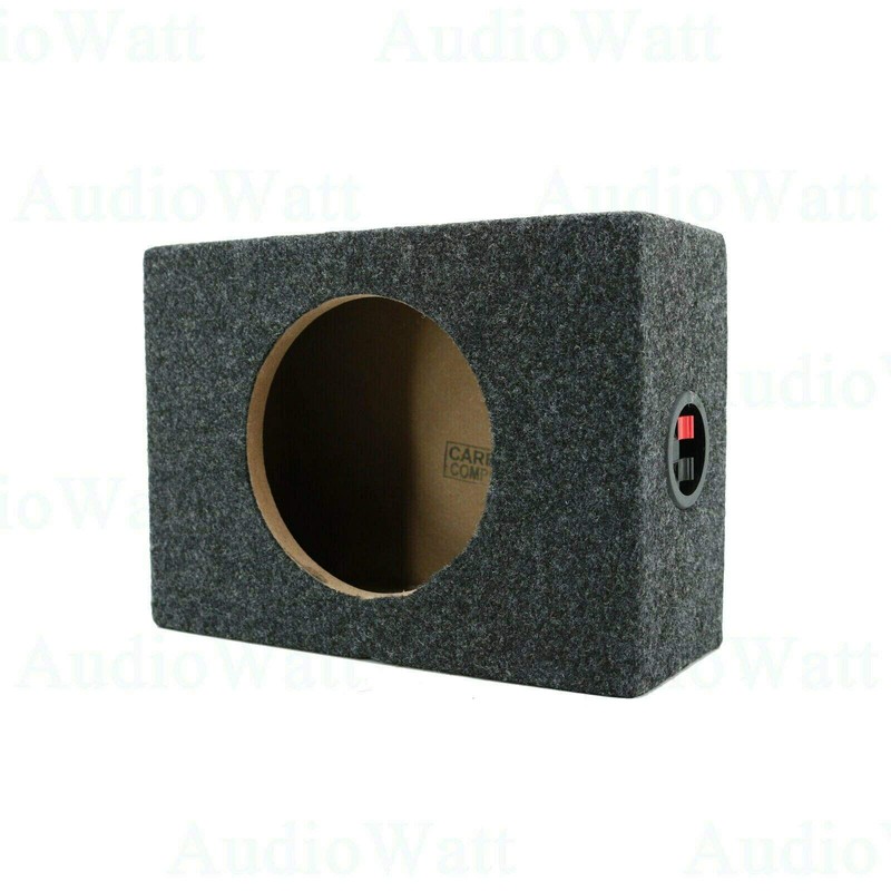 2X Audiotek CA-65CB 6.5- Inch Vented Speaker Box Enclosure Carpet