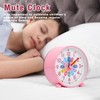 Kioiner Children's Alarm Clock, Silent Non Ticking Analog Quartz Alarm