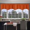 Ladity Orange Scalloped Valances 2 Panels