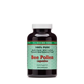 YS BEE FARMS Bee Pollen 550 MG, 200 CT