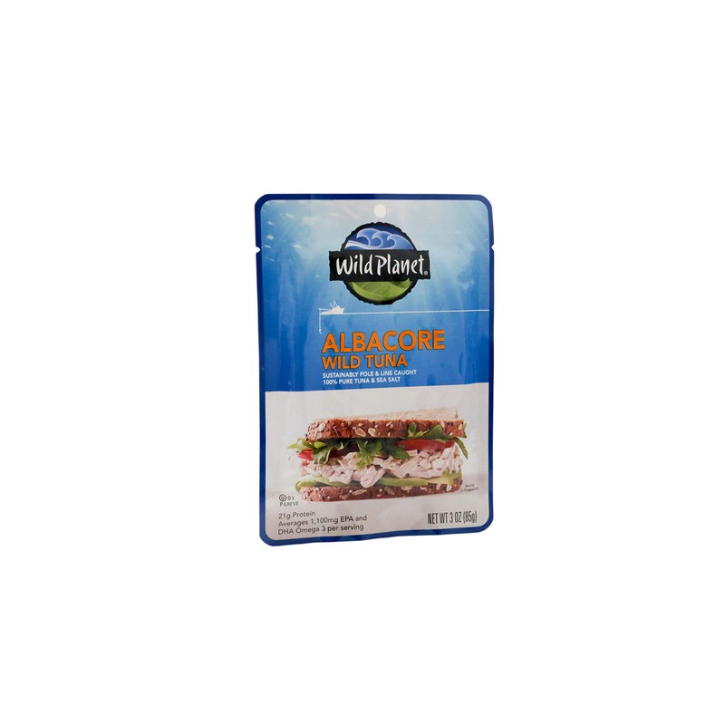 Wild Planet Wild Albacore Tuna, Sea Salt, Sustainably Wild-Caught, Kosher,