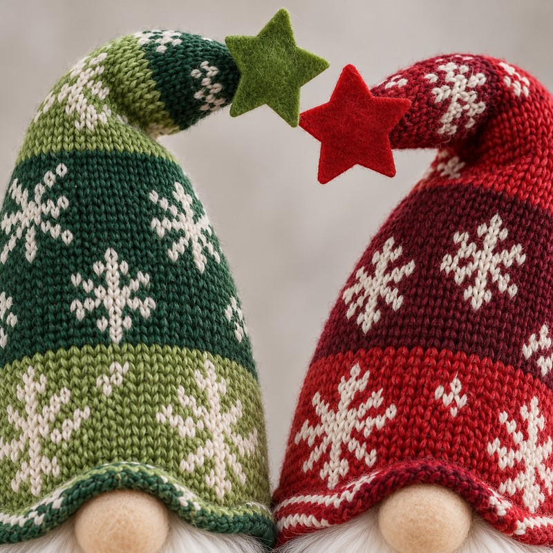 2-Pack LED Christmas Gnome Decorations for Holiday Home Decor –