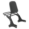 Motaux Passenger Sissy Bar with Luggage Rack Backrest for Honda